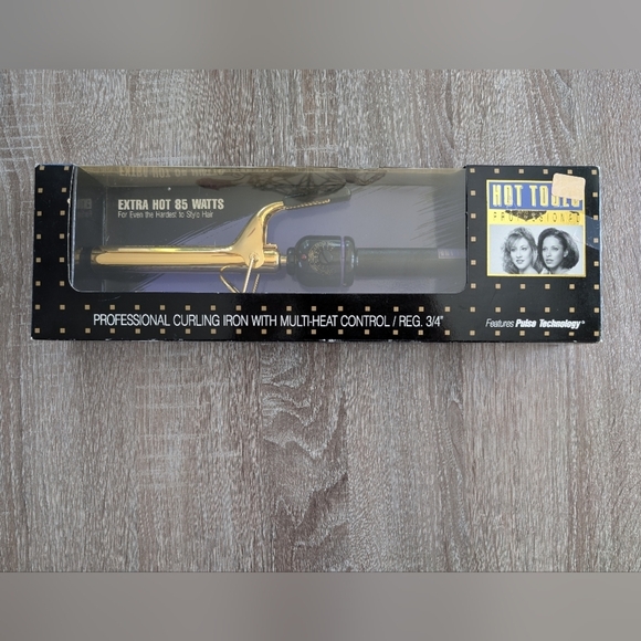 NIB Hot Tools Pro Artist Salon Curling Iron 3/4" Nickel Size Model 1101 85 Watts - Picture 1 of 6